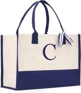 👜 personalized women's handbags & wallets: monogrammed cotton canvas totes logo