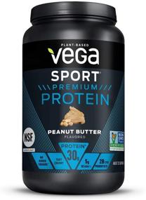 img 4 attached to 🌱 Vega Sport Premium Protein, Peanut Butter - Plant Based Vegan Protein Powder, 19 Servings (28.7 oz), BCAAs, Amino Acid, Tart Cherry, Non-Whey, Gluten-Free, Non-GMO