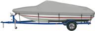 🚤 icover trailerable boat cover: heavy duty, waterproof, uv resistant - fits v-hull, tri-hull, pro-style, fishing boat, runabout, bass boat логотип