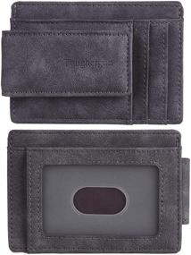 img 4 attached to 👜 Toughergun Authentic Leather RFID Blocking Wallet