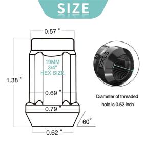 img 3 attached to YITAMOTOR 12X1 5 M12X1 5 Закрытый конус