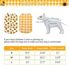 img 3 attached to 🐶 2-Pack Heavy-Duty Dog Shirts - Super Soft and Comfortable Pet Apparel for Small to Medium Puppies and Dogs