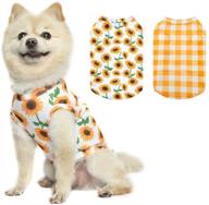 🐶 2-pack heavy-duty dog shirts - super soft and comfortable pet apparel for small to medium puppies and dogs логотип