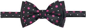 img 2 attached to Retreez Preppy Polka Microfiber Pre Tied Boys' Accessories for Bow Ties