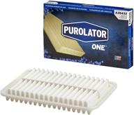 улучшите качество воздуха с помощью фильтра воздуха purolator a35432 purolatorone advanced в белом цвете. логотип