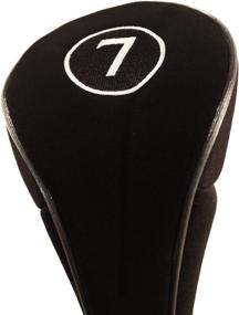 img 1 attached to ⛳️ Premium Black Golf Zipper Head Covers Set for Fairway Woods - Ultimate Protection for All Fairway Clubs