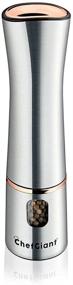 img 2 attached to 🍽️ Enhance Your Culinary Experience with ChefGiant Electric Salt and Pepper Grinder Set - Rose & Stainless Steel Refillable Mill, Adjustable Coarseness, LED Light, Batteries & Bonus Accessories Included (Twin Pack)