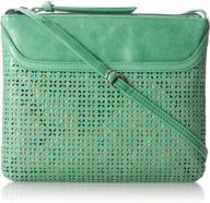 👜 hobo vintage perforated liza cross-body handbag: timeless elegance and practicality combined logo