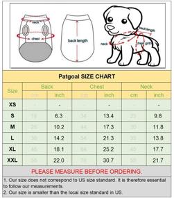 img 3 attached to 🐶 Patgoal Waterproof Dog Winter Coat - Warm Vest Apparel, Outdoor Jacket for Puppy Medium Large Dogs. Thickened Warm Coat with Reflective Straps for Night Visibility