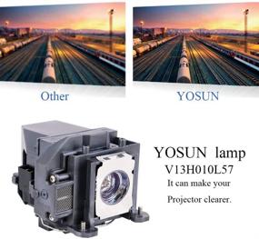 img 2 attached to 📽️ YOSUN V13h010l57 Projector Lamp for Epson Brightlink 450wi 455wi Powerlite 450w 450wi 460 Elplp57 Replacement Bulb