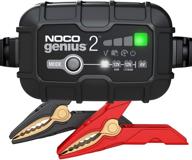 🔋 noco genius2: advanced 2-amp smart charger for 6v and 12v batteries - battery charger, maintainer, trickle charger, desulfator. includes temperature compensation. logo