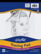 📝 white ucreate tracing pad, 9x12 inches, 50 sheets logo