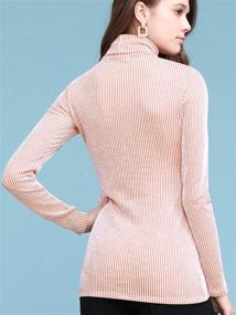 img 2 attached to WT2277 Womens Classic Fit Long Sleeve Turtleneck Sports & Fitness and Other Sports