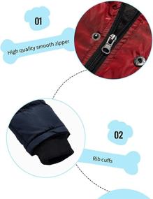 img 1 attached to Wantdo Hooded Puffer Jacket Reflective Boys' Clothing ~ Jackets & Coats