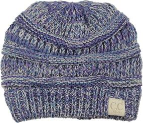 img 4 attached to 🧣 C.C Kids' Adorable, Cozy, & Warm Knit Ski Beanie Hat for Children