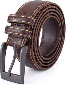 img 4 attached to Mile High Life Genuine Leather Men's Accessories & Belts