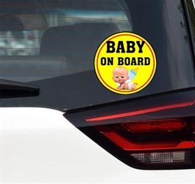 img 1 attached to Reflective Bumper Stickers Diameter Waterproof Exterior Accessories