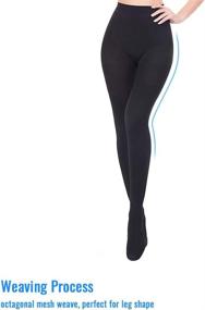 img 1 attached to 👖 SWOLF Medical Compression Pantyhose 20-30 mmHg for Women and Men - Effective for Edema and Varicose Veins