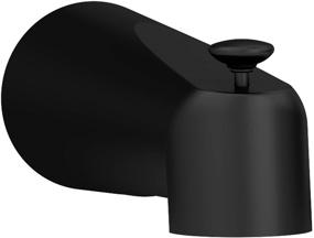 img 2 attached to Symmons 352TS-MB Dia Diverter Tub Spout: Sleek Matte Black Design for Enhanced Bathing Experience