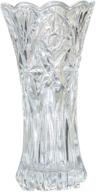 🌺 slymeay thickened glass flower vase - 8" tall x 4" wide - ideal for home decor, wedding or gift - clear, with color box logo