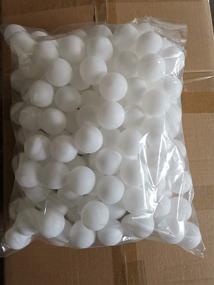 img 2 attached to 🏓 150Pcs White Beer Pong Balls 40mm Seamless Binggo Balls Ping Pong Washable Plastic for Target Practice/Home Decoration/DIY Crafts/Party Game Balls - Liangfen