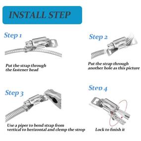 img 2 attached to Adjustable Stainless Fasteners Ducting Clamps