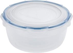 img 1 attached to 🔒 LocknLock Easy Essentials Food Storage Lids: Airtight Containers, Stackable, BPA Free – 6 Piece Set – Clear