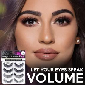 img 2 attached to 👁️ Ardell Mega Volume 251 False Eyelashes - 1 Pack (4 Pairs per Pack)