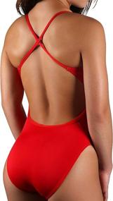 img 2 attached to 🩱 Adoretex Women's Guard Cross Back Swimsuit: Perfect for Lifeguards and Water Enthusiasts