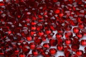 img 3 attached to 💎 Angzhia 2000 pcs/Pack Wedding Table Scatter: Burgundy Rhinestone Confetti Crystals for Elegant Decorations