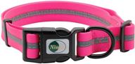 🐾 nimble dog collar: waterproof, anti-odor, durable & adjustable - soft pvc & polyester material with reflective stripe - s/m/l sizes логотип