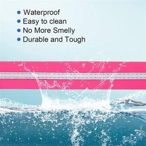img 2 attached to 🐾 NIMBLE Dog Collar: Waterproof, Anti-Odor, Durable & Adjustable - Soft PVC & Polyester Material with Reflective Stripe - S/M/L Sizes
