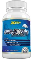 💪 supercharge your performance: xzen nitroxzen pump nitric oxide booster, pre workout, endurance, recovery supplement - 90 tablets logo