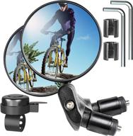 🚲 prozadaho bike mirror: adjustable handlebar mount for clear rear view on bicycle riding, 360° installation – fits 18-22mm bars logo