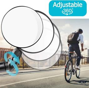 img 3 attached to 🚲 PROZADAHO Bike Mirror: Adjustable Handlebar Mount for Clear Rear View on Bicycle Riding, 360° Installation – Fits 18-22mm Bars