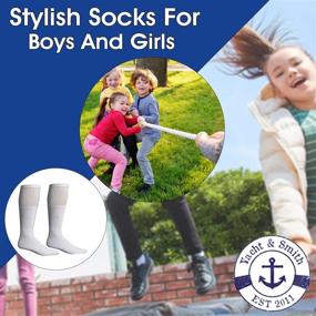 img 2 attached to 🧦 Wholesale Bulk Pack Referee Style Kids & Children's Cotton Tube Socks by Yacht & Smith - Perfect for Boys and Girls