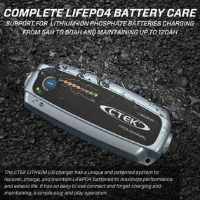 img 1 attached to 🔋 CTEK Lithium US 12V Automatic LiFePO4 Battery Charger, Blue (Model 56-926)