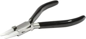 img 3 attached to 🔧 The Beadsmith Double Round Nose Nylon Jaw Pliers: 5 inches (127mm) - Black PVC Handle, Comfort Grip - Protects Wire During Bending and Looping