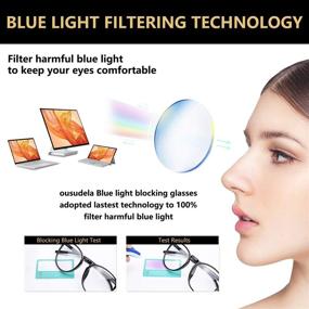 img 2 attached to 😎 3-Pack Blue Light Blocking Glasses: Eye Strain Relief for Women, Men, and Teens!