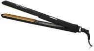 🔥 professional styling made easy: hot tools nano ceramic digital flat iron with extra-long plates, 1 inch for effortless hair perfection logo