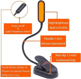 img 2 attached to LXSINO Rechargeable Light Clip Built