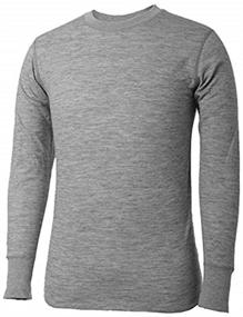 img 1 attached to Terramar Merino Sleeve Heather T Shirt