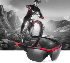 img 3 attached to 🕶️ CURY PROTECH Men's Polarized Sunglasses: Ultimate Sports Eyewear for Cycling, Fishing, and Golf with TR90 Superlight Frame