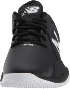img 3 attached to New Balance T4040V4 Baseball Black Men's Shoes and Athletic