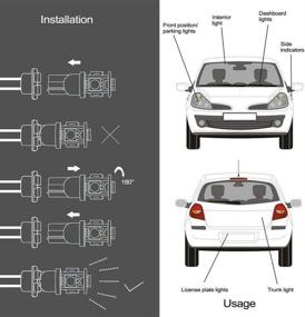 img 1 attached to 🌈 Impressive ICBEAMER T10 194 168 w5w RGB LED Remote Atmosphere Light Bulbs: Strobe, 16 Colors, Perfect Replacement for Map, Dome, License Plate, and Parking Illumination