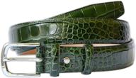 exquisite italian men's accessories: pasquale cutarelli crocodile pattern collection logo