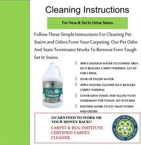 img 2 attached to BUBBAS Super Strength Enzyme Cleaner: The Ultimate Pet Odor Eliminator and Stain Remover for Mattress, Sofa, Rug, Laundry, Hardwood Floors, and More. Plus, Perfect for Puppy Training Supplies!