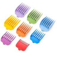 🪒 discover the versatility of bestbomg professional 8 color hair clipper guide combs - #3170-400- 1/8” to 1 - perfect for professional hair clippers and beard trimmers logo