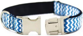 img 2 attached to 🐾 Adjustable Nylon Dog Collar with Metal Buckle - BIG SMILE PAW, Heavy Duty Dog Collar