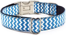 img 3 attached to 🐾 Adjustable Nylon Dog Collar with Metal Buckle - BIG SMILE PAW, Heavy Duty Dog Collar